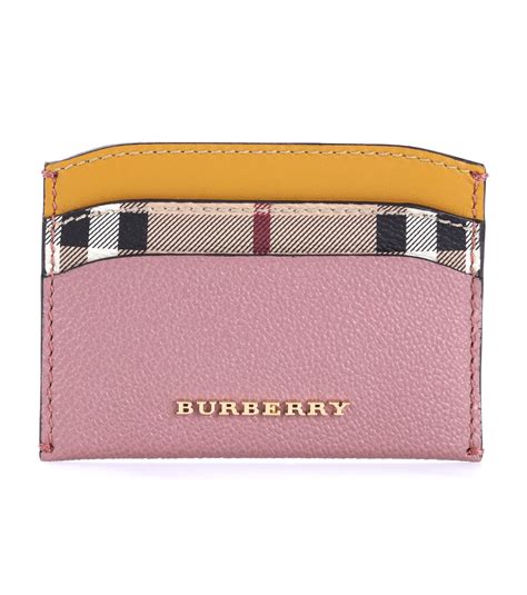 burberry womens cardholders|burberry card case with strap.